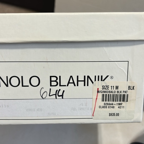 Manolo Blahnik Ginkoballo black patent leather - Picture 12 of 12